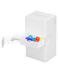 Κουτί για κάρτες και αξεσουάρ Ultimate Guard Twin Flip`n`Tray XenoSkin - Monocolor White  (200+ τεμ.) - 2t